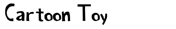 Cartoon Toy font preview
